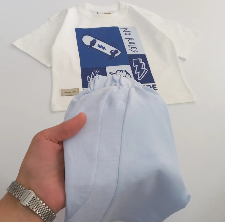 ست تیشرت شلوارک اسکیت سیمسون