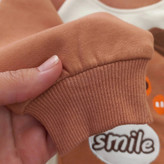 ست دو تیکه وارداتی بچگانه طرح تدی smile