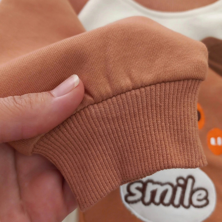 ست دو تیکه وارداتی بچگانه طرح تدی smile